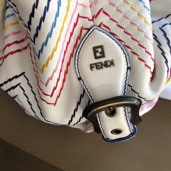 Fendi doctors borsa bag multi color stitching - Picture 5 of 16